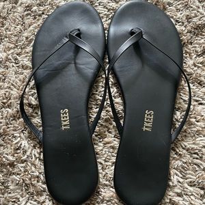 Womens Tkees leather sandals size 7
